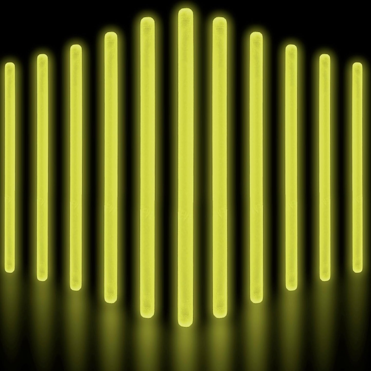 Glow Fever Glow Sticks Bulk Party Pack - 10" Large Glow Sticks - Neon Accessories Light Sticks Glow in The Dark Party Supplies for Concert, Wedding, & Birthday by Party Dragon - Red, 50 ct