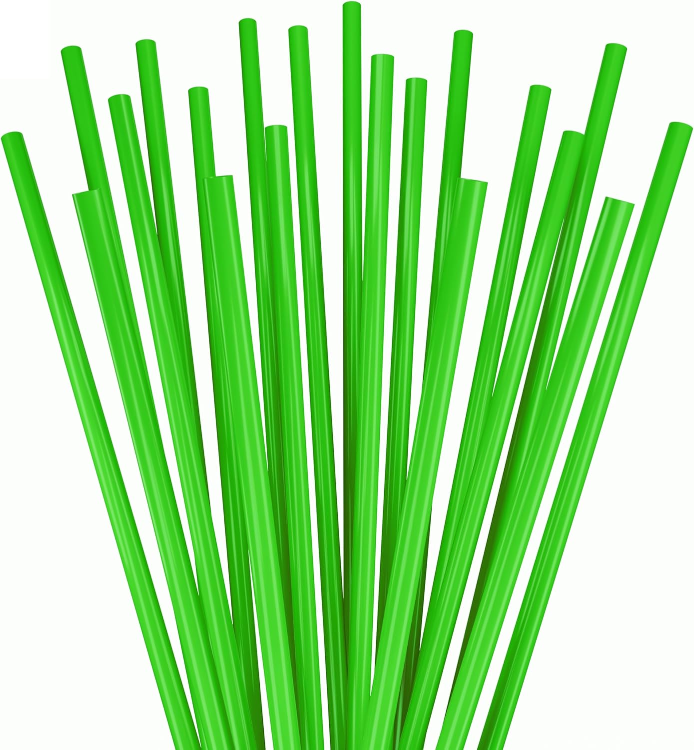 Disposable Plastic Coffee Stirrer Straw - 5 Inch Sip Stir Stick (1000, Neon)