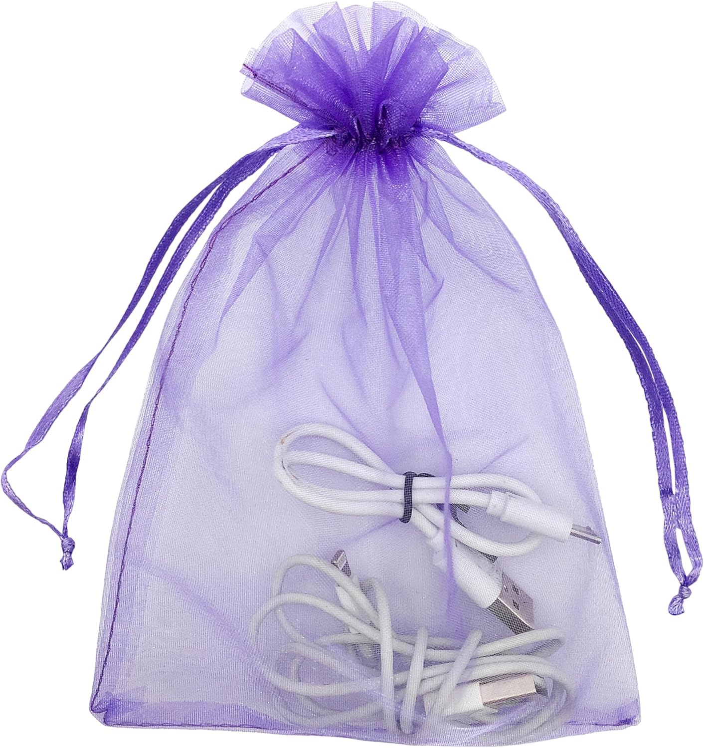 Jexila 120PCS Sheer Organza Bags 5X7 inches Mesh Drawstring Gift Bags Small for Jewelry Wedding Party Baby Shower Favor Bags (Rainbow )