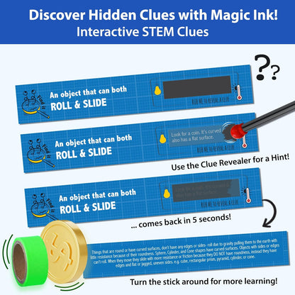 Chalk and Chuckles- STEM Scavenger Hunt Game for Kids Ages 8-12 Years, Indoor and Outdoor Activities, Fun Classroom and Family Game