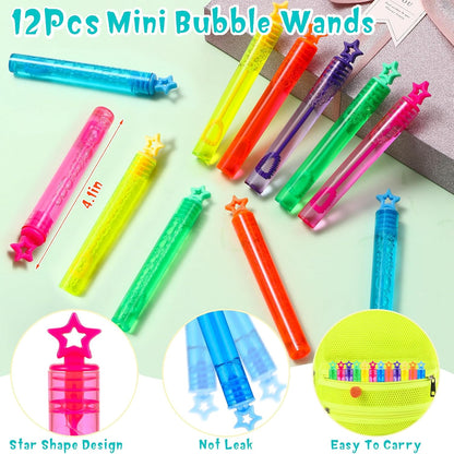 Winrayk Cat Party Favors Birthday Supplies for Kids Girls, Squishy Toy Straw Mini Bubble Wand Keychain Slap Bracelet Sticker, Classroom Pinata Filler Goodie Bag Stuffer Cat Themed Party Favors Decor