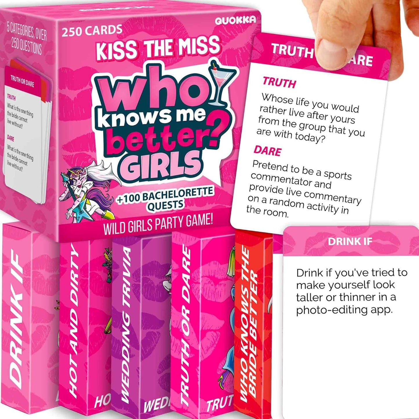 Quokka Card Games for Adults – Who Knows Me Better NSFW Edition – Party Game with 500+ Questions for Friends, Couples & Party Game Nights Ages 18+