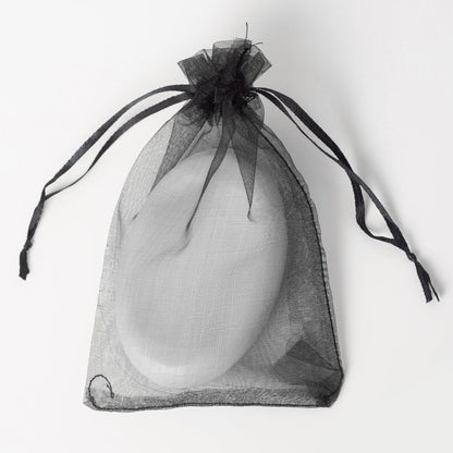 100PCS White Organza Bags, 4x6 Inch Small Mesh Bags Drawstring, Jewelry Gift Bags for Easter, Party, Festival, Bathroom Soaps, Makeup