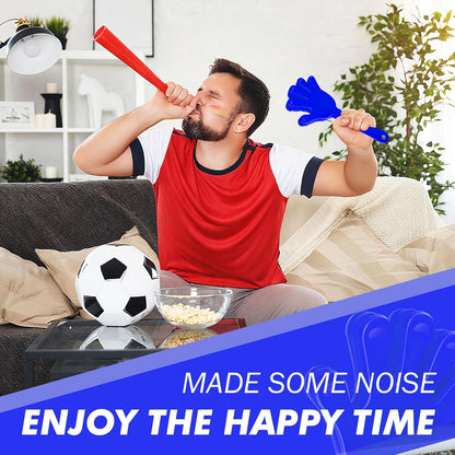 20 Pcs Hand Clappers Noisemakers 7.5 Inch Clappers Noisemakers Plastic Hand Clappers for Birthdays Game Football Sporting Events Cheers Supplies Dance Basketball Football Noisemakers(Purple)