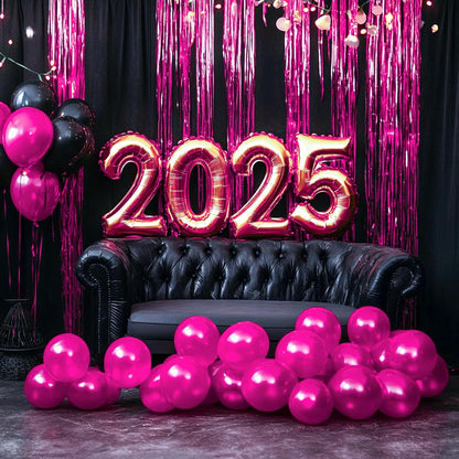 PartyWoo Silver Streamers 3pcs Tinsel Backdrop 8.2FT Metallic Tinsel Foil Fringe Streamer Curtains Party Photo Booth Backdrop for Graduation Baby Shower Bachelorette Wedding Disco Party Decorations