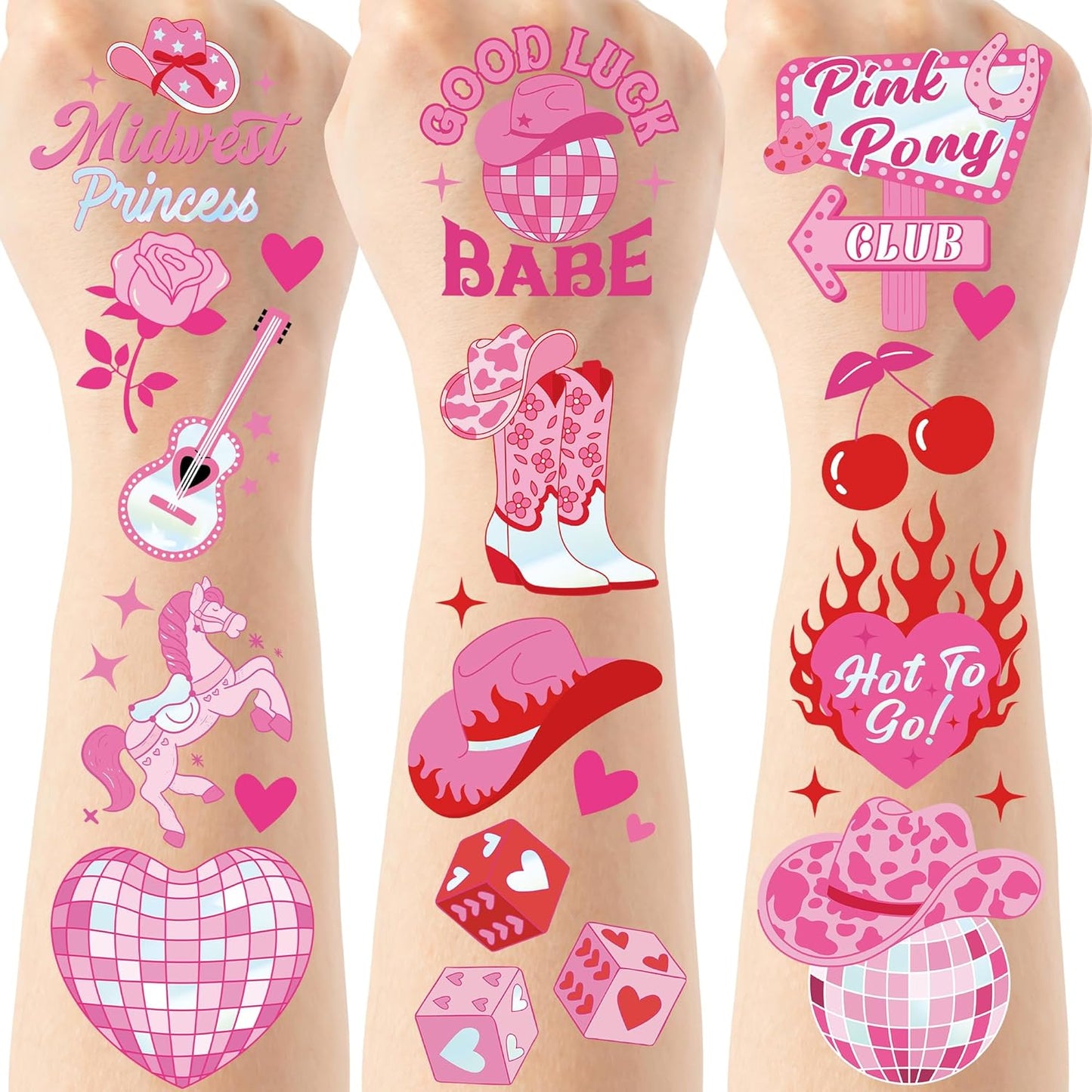 Gymnastic Temporary Tattoos Stickers - 200+ Sport Tattoo for Birthday Party Decorations, Dance Favors Supplies for Girls Boys, School Class Prize(8 Sheets)