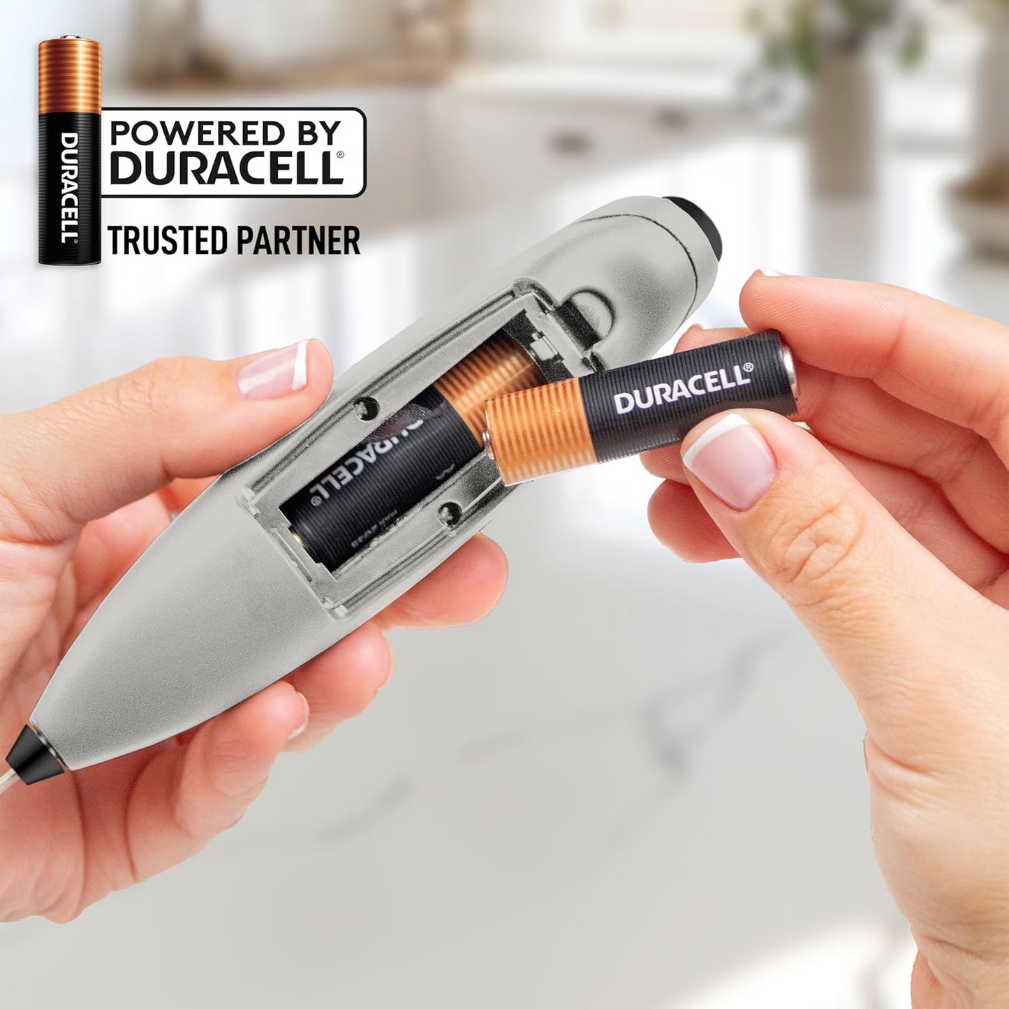 Zulay Kitchen Powerful Milk Frother Wand With Duracell Batteries - Ultra Fast Handheld Drink Mixer - Electric Whisk Foam Maker for Coffee, Lattes, Cappuccino & Matcha - Z1 Motor - Black - Colors B