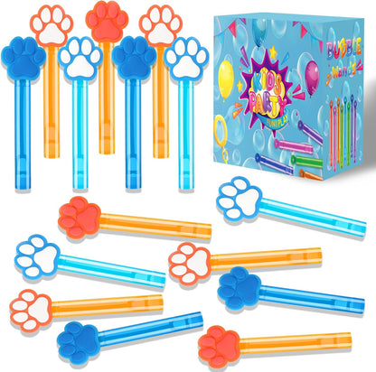 24PCS Animal Bubble Wands for Wild One Birthday Baby Shower Decorations Safari Jungle Theme Party Favors Supplies, Pinata Goodie Bags Filler, Classroom Prizes, Valentines Gifts, Easter Stuffers