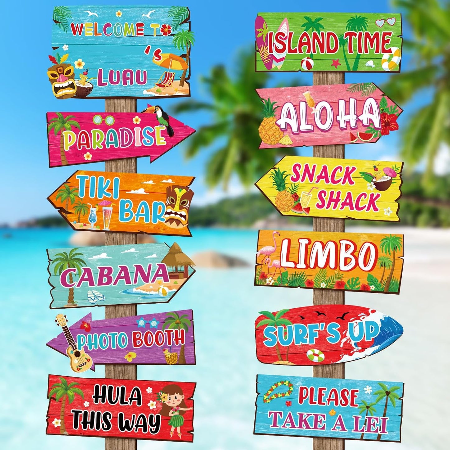 24 Pieces Retirement Decorations Retirement Party Directional Sign Retired Welcome Signs for Adults Retirement Themed Party Decorations Birthday Party Supplies