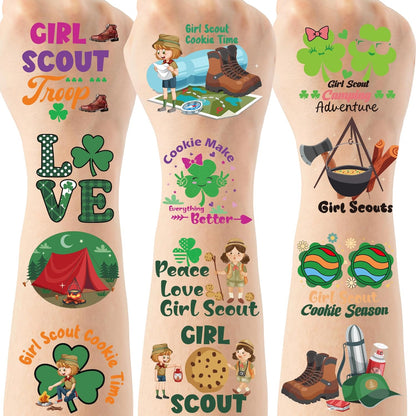 Gymnastic Temporary Tattoos Stickers - 200+ Sport Tattoo for Birthday Party Decorations, Dance Favors Supplies for Girls Boys, School Class Prize(8 Sheets)