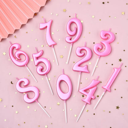 PHD CAKE 10-Count 0-9 Gold Number Birthday Candles, Number One Birthday, Gold Number Candles, Party Celebration, Baby Showers