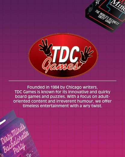 TDC Games Travel Dirty Minds Bachelorette Party Card Game, Ultimate Bachelorette Party Games, The Girl's Night Party Game