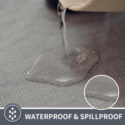 Rectangle Table Cloth,100% Waterproof Tablecloth Oil Proof Spill Proof Vinyl Table Cloth, Wipe Clean Plastic Table Cover for Dining, Camping, Indoor and Outdoor 52" x 70",Leaves