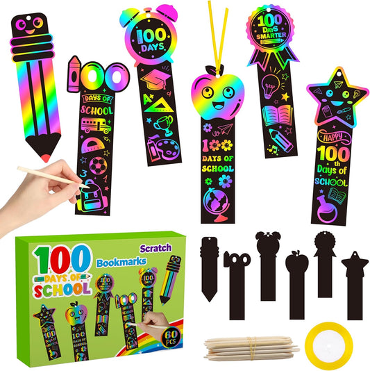 BeYumi 60Pcs Mandala Scratch Cards for Kids Diwali DIY Magic Scratch Off Paper Art Hanging Floral Rangoli Ornaments Gift Set School Classroom Art Activity Supplies Festival Party Favors Home Decor