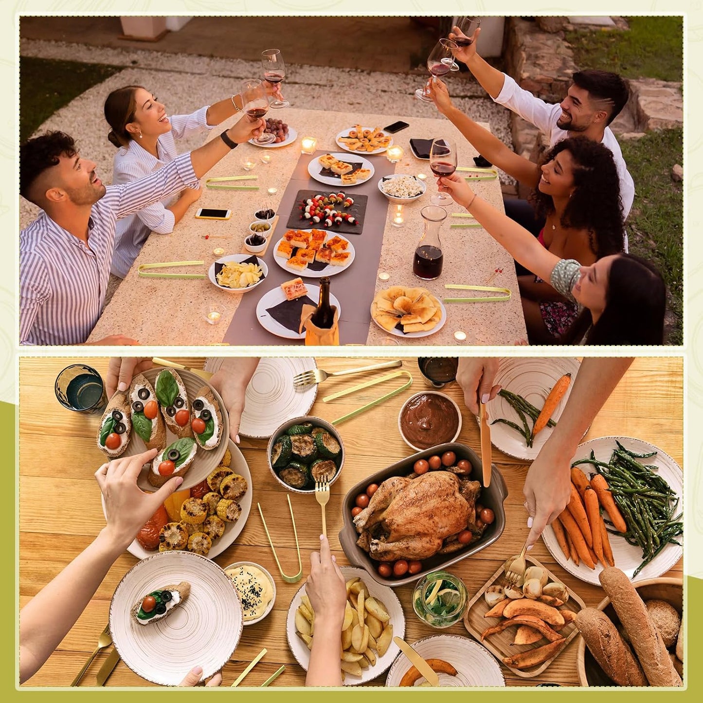 Chengu 240 Pcs Mini Bamboo Tongs Disposable Small Wooden Toaster Tongs Charcuterie Serving Cooking Utensils for Catering Buffet Appetizer Wedding Holiday Party Supplies(4 Inch)