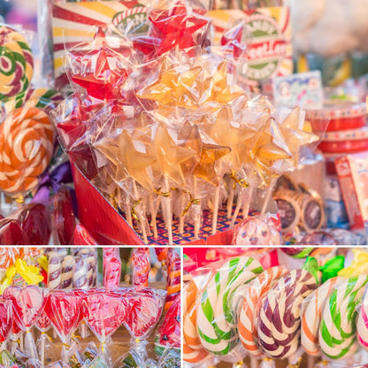 600Pcs Lollipop Stick - Cake Pop Sticks and Wrappers Kit Cake Pops Making Tools for Candy Chocolate Cookie Wrapping Include 200Pcs Cake Pop Sticks 200Pcs Cake Pop Bags and 200Pcs Twist Ties