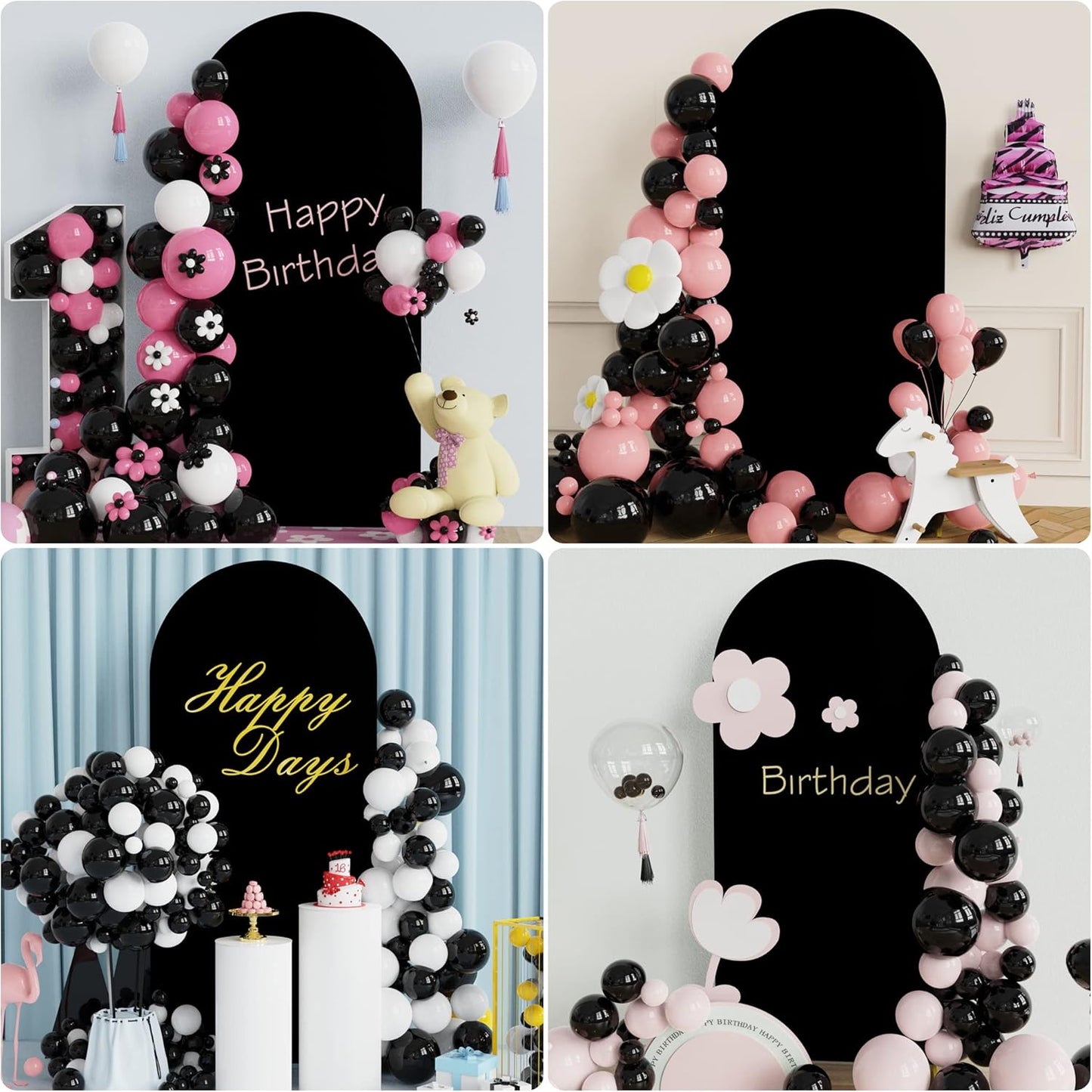 Wokceer 7.2 FT Wedding Arch Backdrop Stand and White Arch Cover, Metal Arch Stand with Arch Stand Cover for Birthday Party Wedding Ceremony Bridal Baby Shower Event Decor