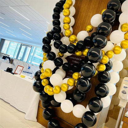 Gold Quick Link Balloons, 60PCS Linking for Balloon Wall Arch Chains, 6inch Linkable for Wedding Birthday Baby Shower Engagement Graduation Party Decorations
