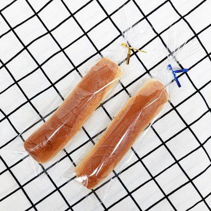 XLSFPY 100PCS Clear Cellophane Bags, 5x7 Small Treat Bags with Ties, Cake Pop Bags, Candy Bags, Goodie Bags, Rice Crispy Treat Bags, Clear Bags for Favors Birthday Party (5'' x 7'')