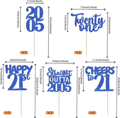 15 PCS 50th Birthday Centerpiece Sticks Fifty Happy 50th Straight Outta 1976 Table Flower Centerpieces Sticks Cheers to 50 Floral Decorations for 50th Birthday Party Centerpieces Supplies Black