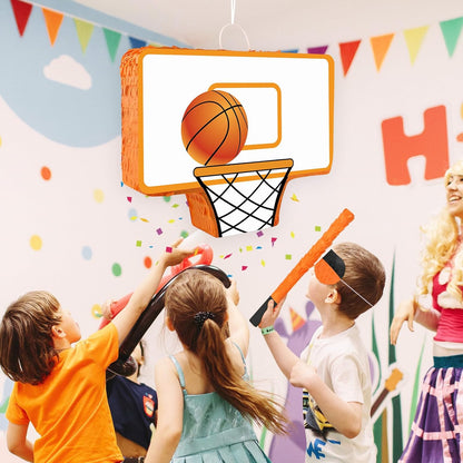 Hooqict Mexican Pinata with Blindfold and Bat Stick Party Pinata for Fiesta Carnival Cinco de Mayo Decorations Kids Adults Mexican Party Games Birthday Party Supplies