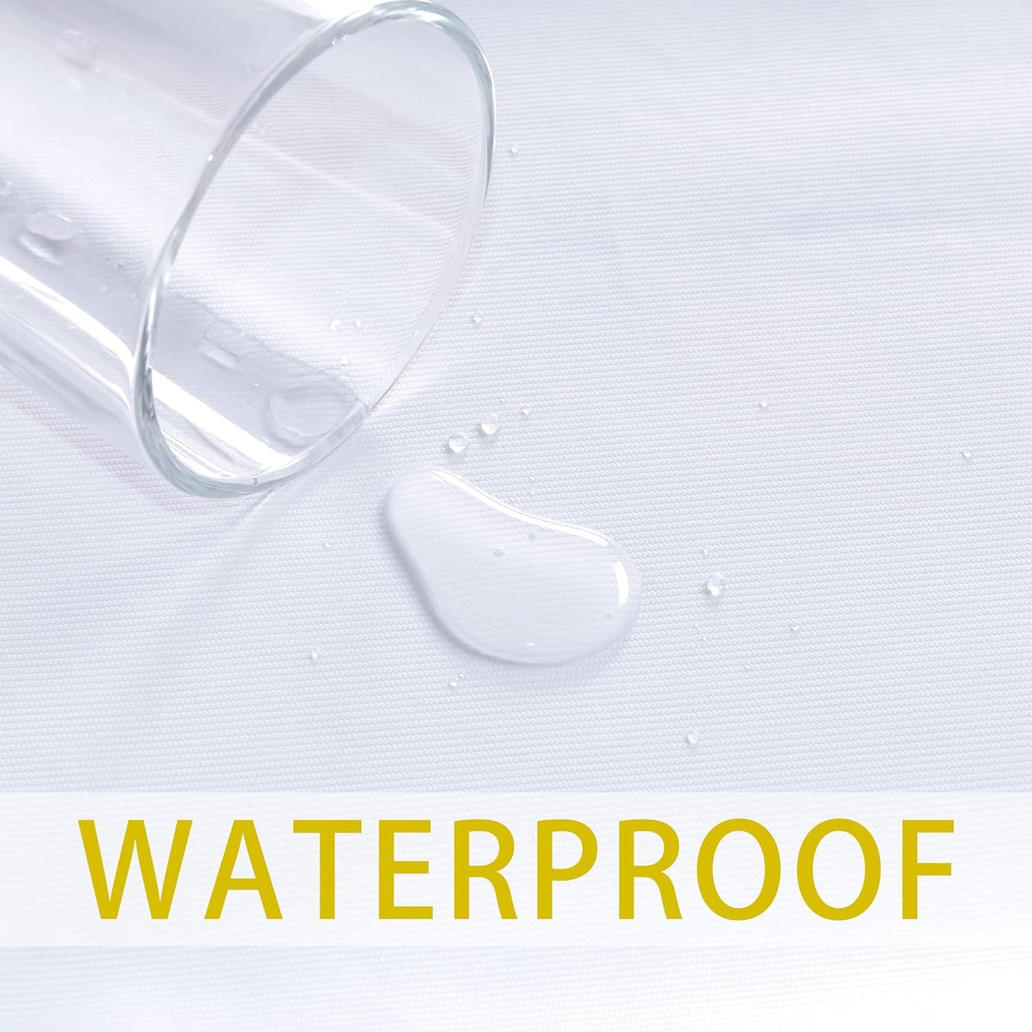 sancua Clear Plastic 100% Waterproof Tablecloth - 54 x 78 Inch - Vinyl PVC Rectangle Table Cloth Protector Oil Spill Proof Wipe Clean Table Cover for Dining Tables, Parties & Camping, Crystal Clear