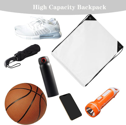 20 Colors Drawstring Backpack Bags Sack Pack Cinch Tote Sport Storage Polyester Bag for Gym Traveling