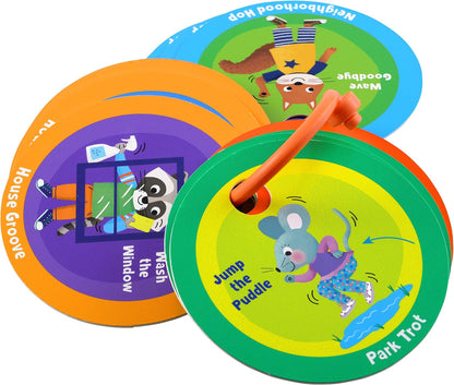 MOLLYBEE KIDS Dino Stomp and Roar, Toddler and Preschool Dinosaur Activity Cards, Gifts for 3, 4 Year Olds, Toddler Activities