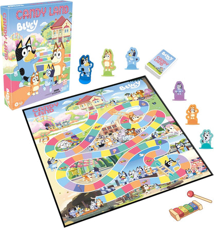 Hasbro Gaming Candy Land Bluey Edition Board Game | Ages 3 and Up | 2-6 Players | Play as Dad, Mum, Bluey, Bingo, Muffin, or Socks | Preschool Games | Kids Gifts (Amazon Exclusive)