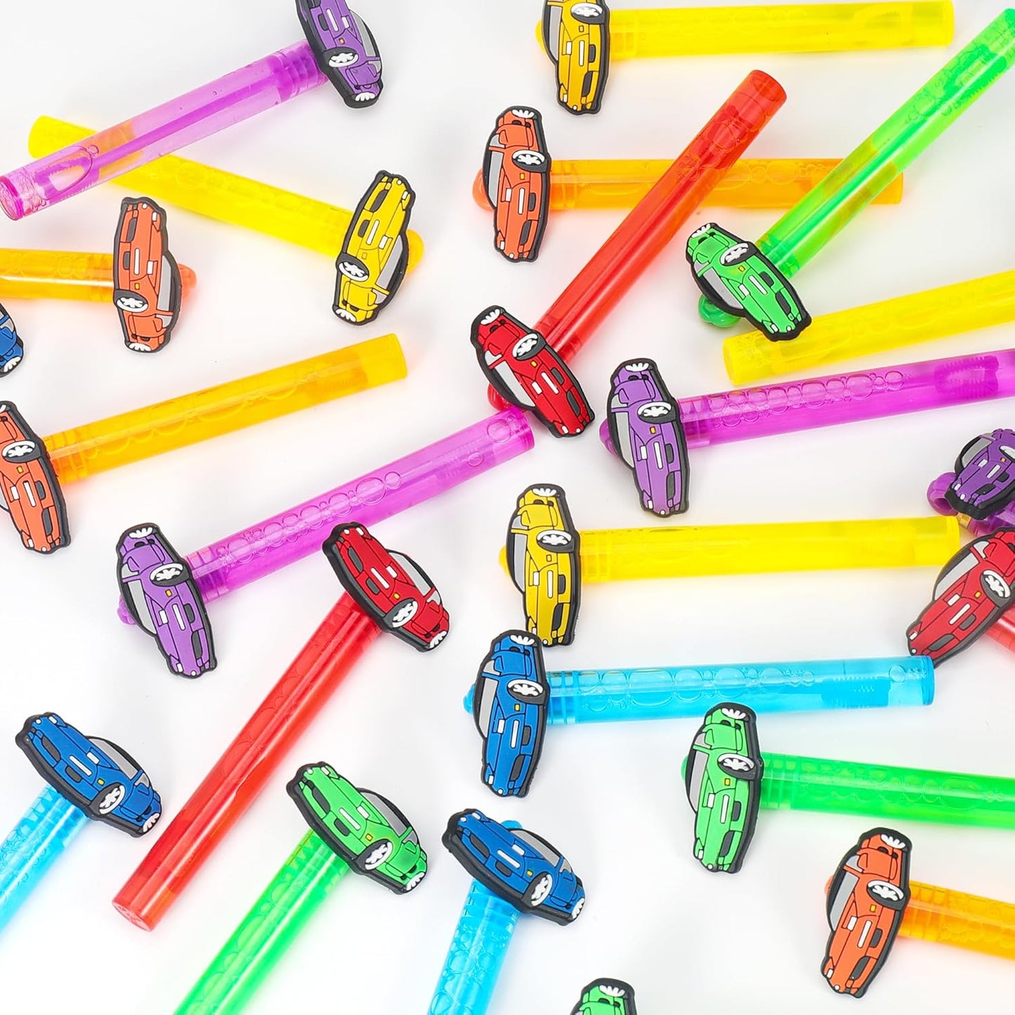 24PCS Animal Bubble Wands for Wild One Birthday Baby Shower Decorations Safari Jungle Theme Party Favors Supplies, Pinata Goodie Bags Filler, Classroom Prizes, Valentines Gifts, Easter Stuffers