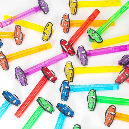 24PCS Animal Bubble Wands for Wild One Birthday Baby Shower Decorations Safari Jungle Theme Party Favors Supplies, Pinata Goodie Bags Filler, Classroom Prizes, Valentines Gifts, Easter Stuffers