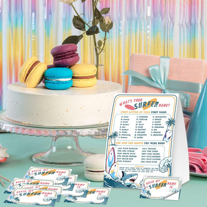 Gamer Birthday Party Decorations, Funny Video Game Party Night Favors Set,What's Your Gamer Name Perfect for Birthday Party Baby Shower Activities(31pcs)