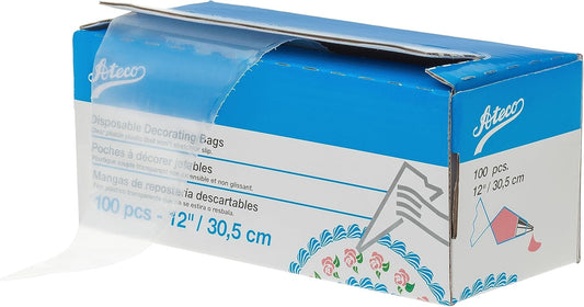 Ateco Disposable Decorating Bags, 18-Inch, Pack of 100