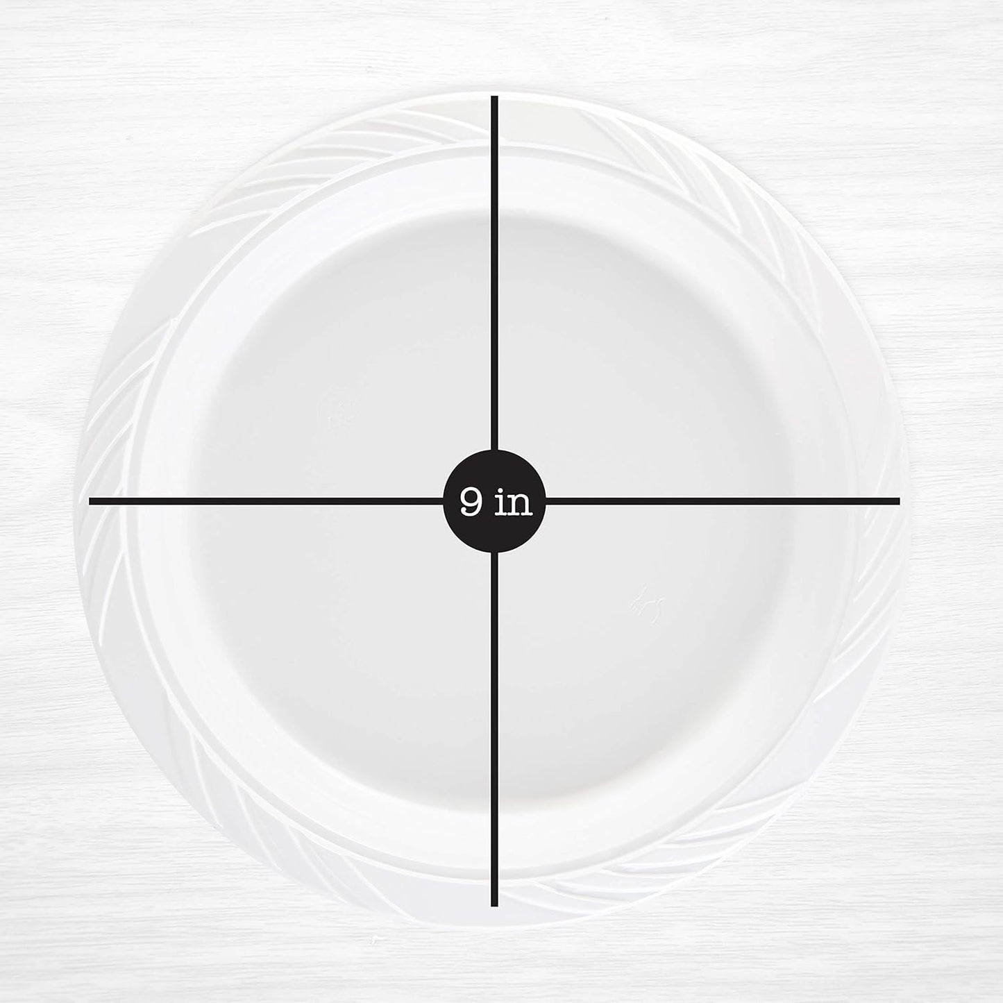 100 Count Disposable 12 ounce White Plastic Soup Bowls