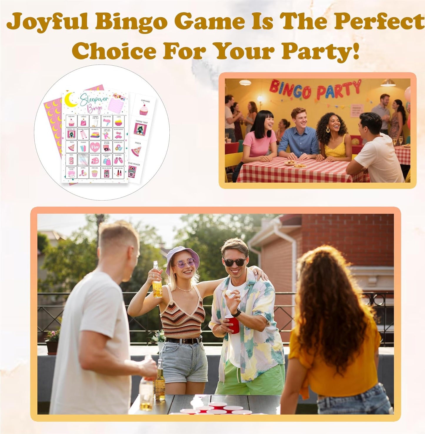Book Bingo Game, Reading Party Bingo Cards Set, Read Themed Party Games Supplies for Book Lovers, Adults Family Friends Holiday Activities Favors Decorations for 24 Player, 01