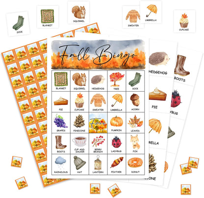 Book Bingo Game, Reading Party Bingo Cards Set, Read Themed Party Games Supplies for Book Lovers, Adults Family Friends Holiday Activities Favors Decorations for 24 Player, 01
