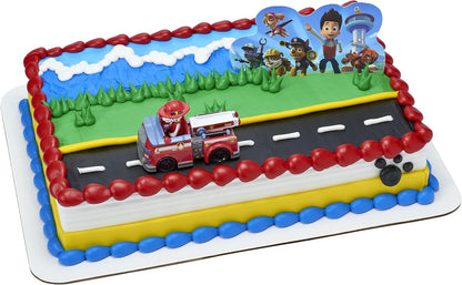 DecoPac Paw Patrol Reporting For Duty Rings, Cupcake Decorations Featuring Chase, Marshall, Skye, And Rubble - 24 Pack
