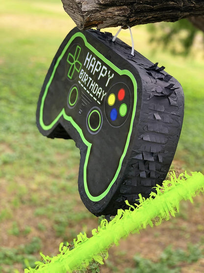 Jergrim Blue Monster Truck Piñata, Small 4 Piece Set, perfect for Kids Birthday Parties, Race Car Party Supplies fits piñata candy and party favors (17”X11”) Durable!