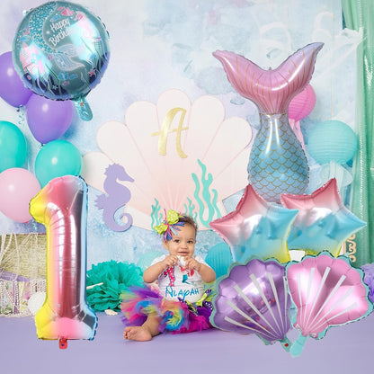 Dinosaur 5th Birthday Decorations, Dinosaur Birthday Party Decorations with Giant Inflatable Dinosaur Balloons 40 Inch Helium Foil Mylar Number 5 Balloons for Dinosaur Theme Birthday Party Decorations