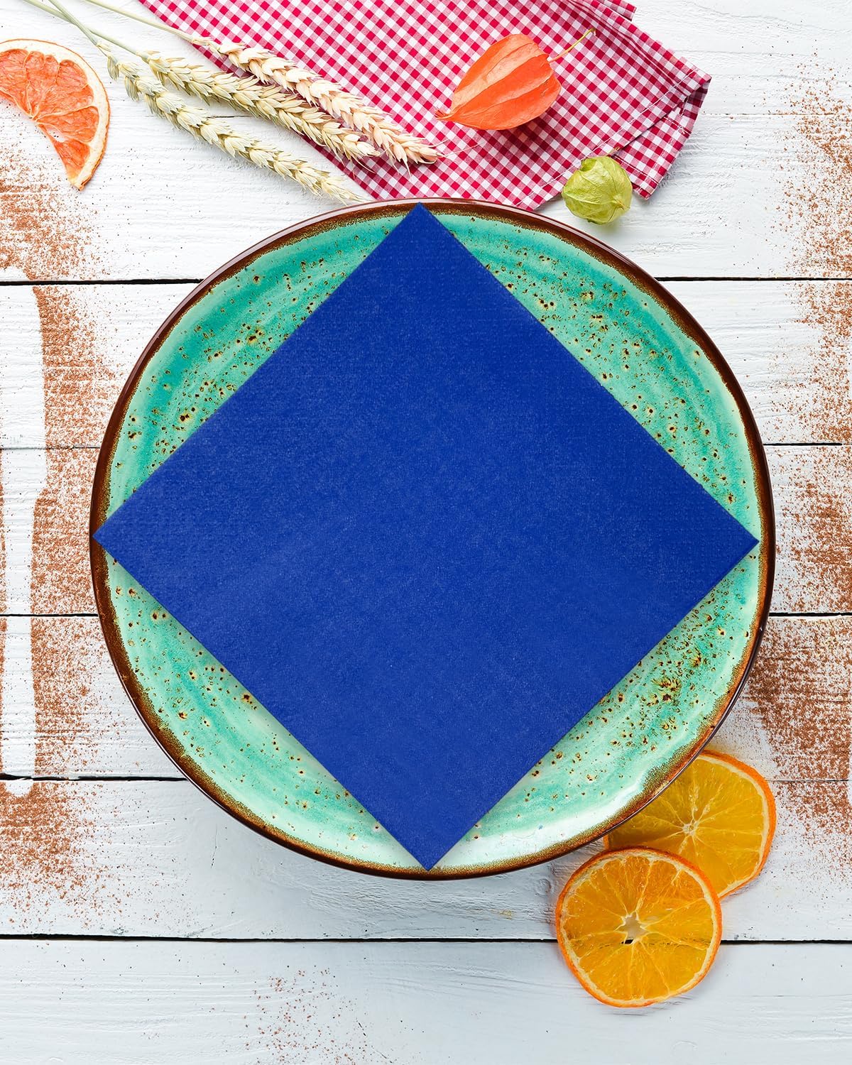 24 colors Cocktail Napkins 5 * 5inch disposable Beverage Napkin paper for Cocktail, Wedding, Dinner，Brithday Party Dessert Wine Paper Napkins（ 120 Count）