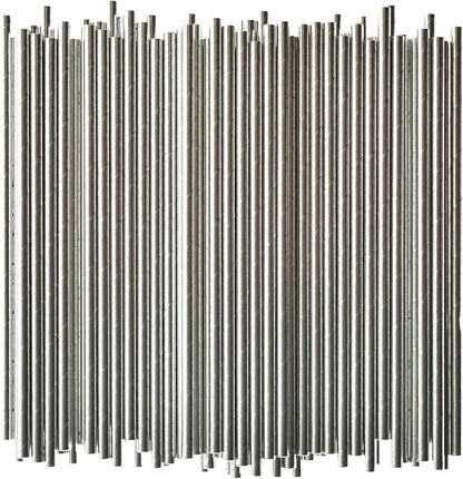 Black Paper Straws 1000 Count - 7.75" x 0.24", 100% Biodegradable & Compostable, Disposable Drinking Straws Bulk - Cocktail, Bars, Restaurants