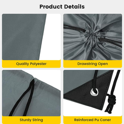 Vorspack 10 Pcs Drawstring Bags Bulk - Drawstring Backpack Draw String Back Bag for Gift, DIY, Party, Gym, Trip - 10 Colors