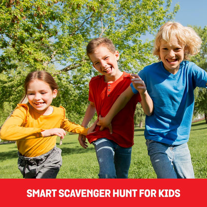 Chalk and Chuckles- STEM Scavenger Hunt Game for Kids Ages 8-12 Years, Indoor and Outdoor Activities, Fun Classroom and Family Game