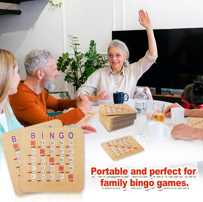 GSE Games & Sports Expert Finger-Tip Bingo Master Board with Sliding Windows, Bingo Cardboard Calling Card