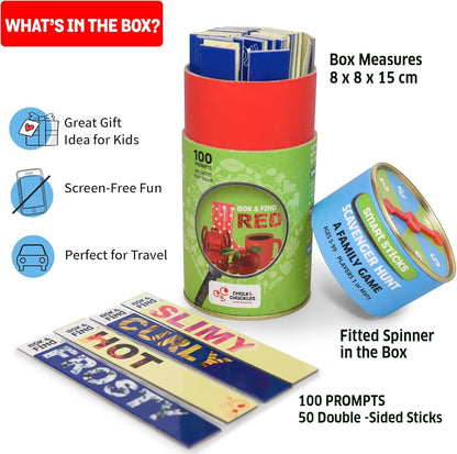 Chalk and Chuckles- STEM Scavenger Hunt Game for Kids Ages 8-12 Years, Indoor and Outdoor Activities, Fun Classroom and Family Game
