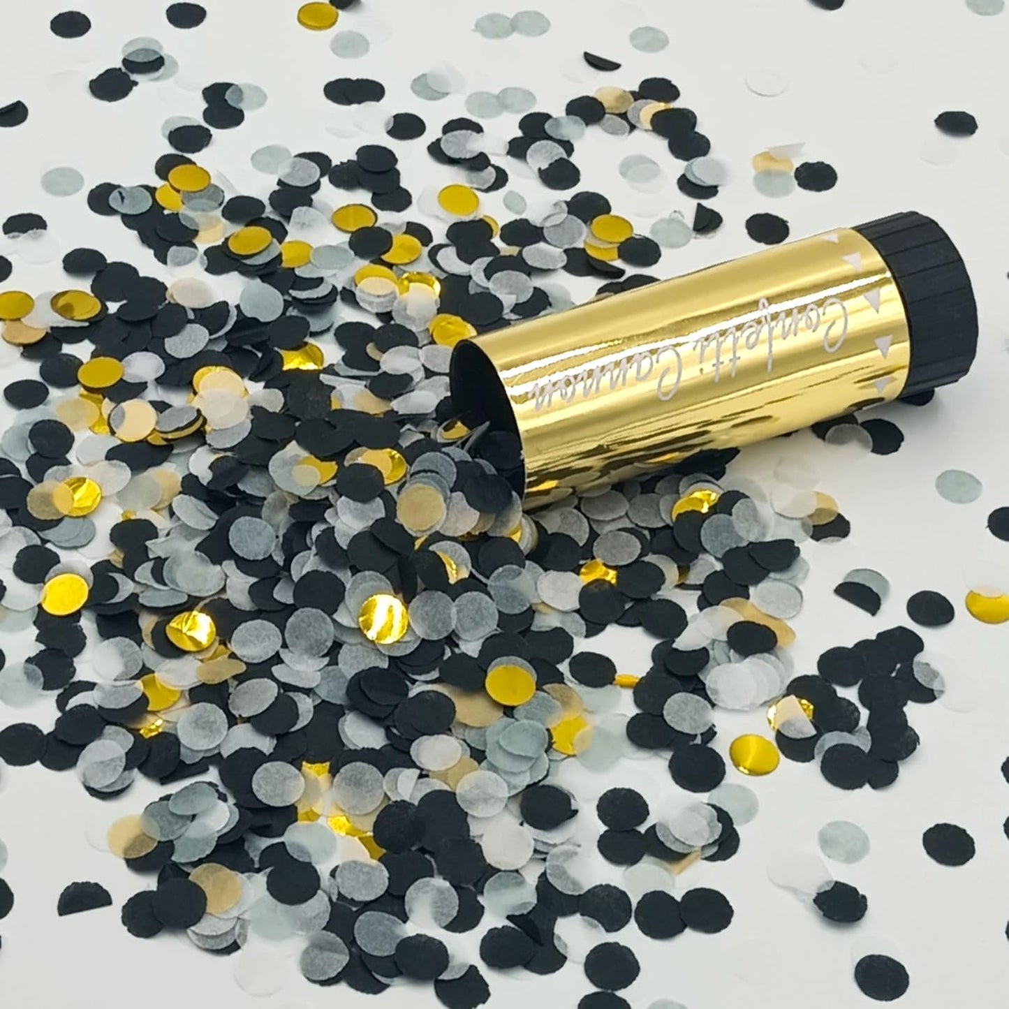 8 PCS Confetti Poppers Cannons for Gender Reveal Wedding Birthday Graduation Baby Shower Anniversary Christmas New Year's Fun Party Supplies Decorations and Favors