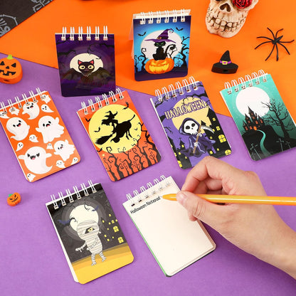 MARFOREVER 24 Pack Mini Animal Notepads Cat Dog Themed Party Favors Cat Dog Mini Spiral Notepads Pet Kitty Gifts for Birthday Teacher Students Reward School Classroom Supplies Goodie Bags Stuffers