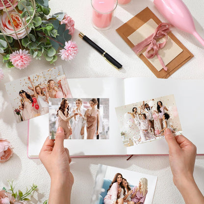 Patelai Bachelorette Party Guest Book with Pen, 8.7 x 7.1 Inches for Bridal Shower Scrapbook Photo Album Signature Memory Keepsake Book Bachelorette Wedding Party Favors, 56 Sheets