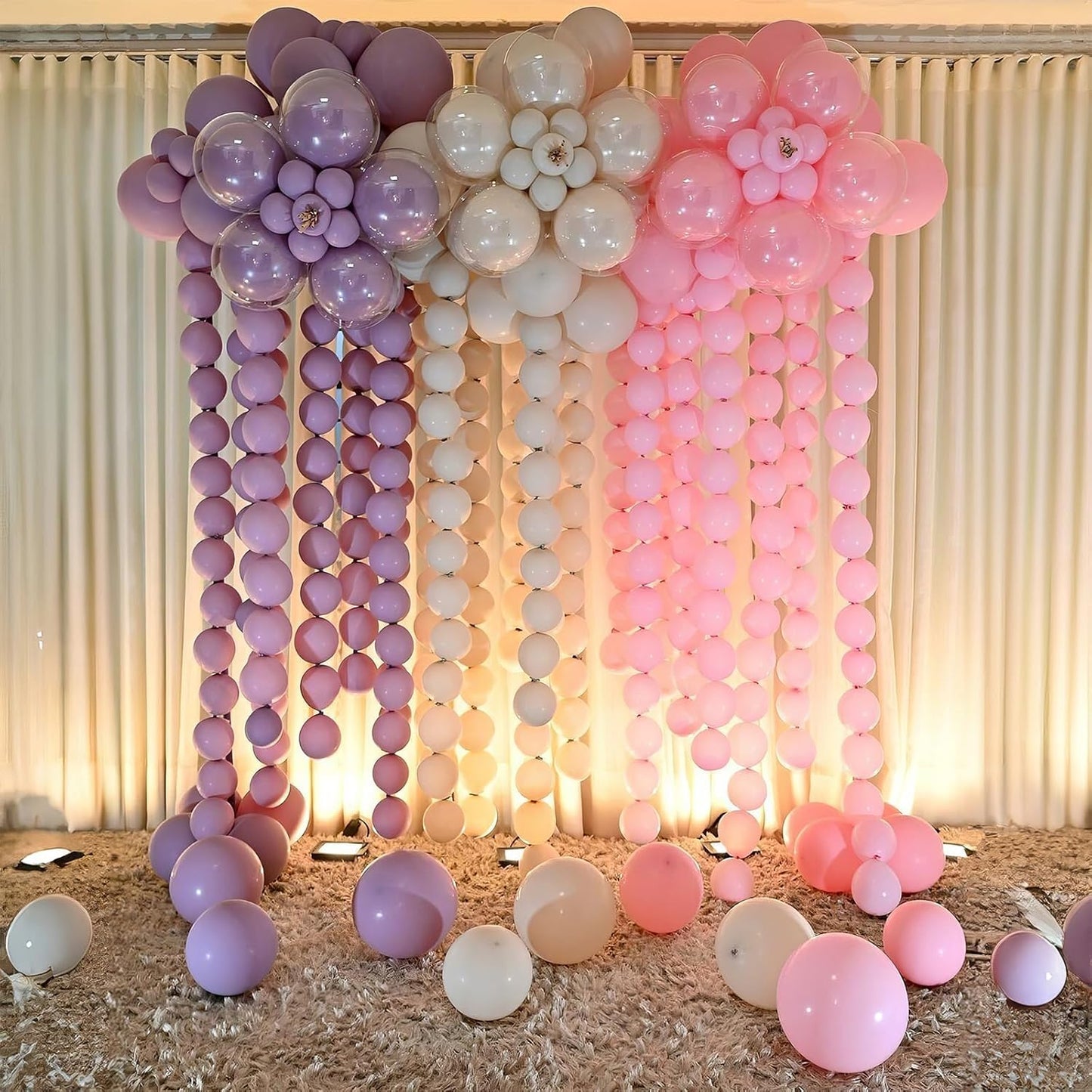 Gold Quick Link Balloons, 60PCS Linking for Balloon Wall Arch Chains, 6inch Linkable for Wedding Birthday Baby Shower Engagement Graduation Party Decorations