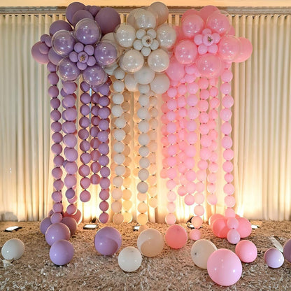Gold Quick Link Balloons, 60PCS Linking for Balloon Wall Arch Chains, 6inch Linkable for Wedding Birthday Baby Shower Engagement Graduation Party Decorations